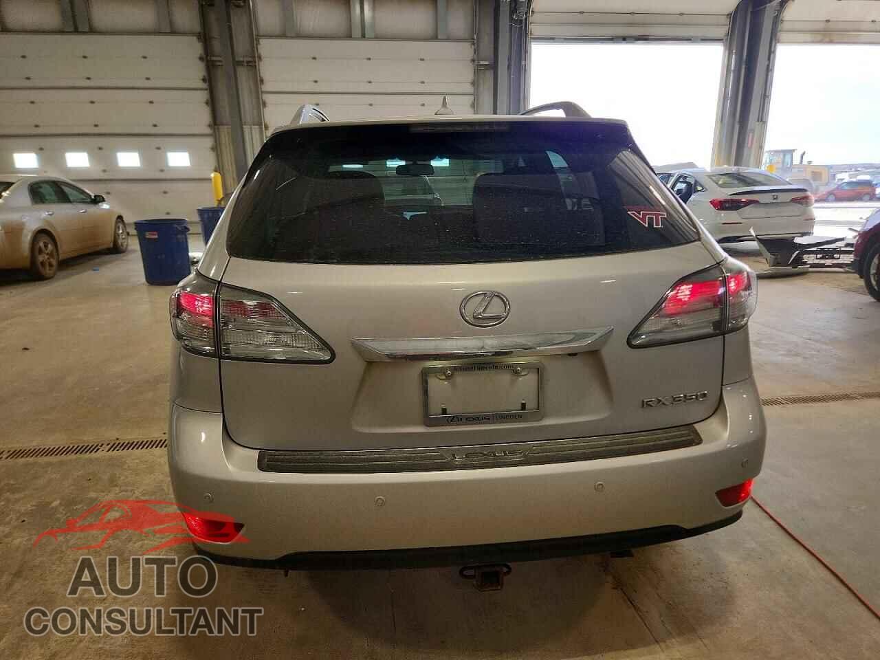 LEXUS RX350 2012 - 2T2BK1BA6CC136783