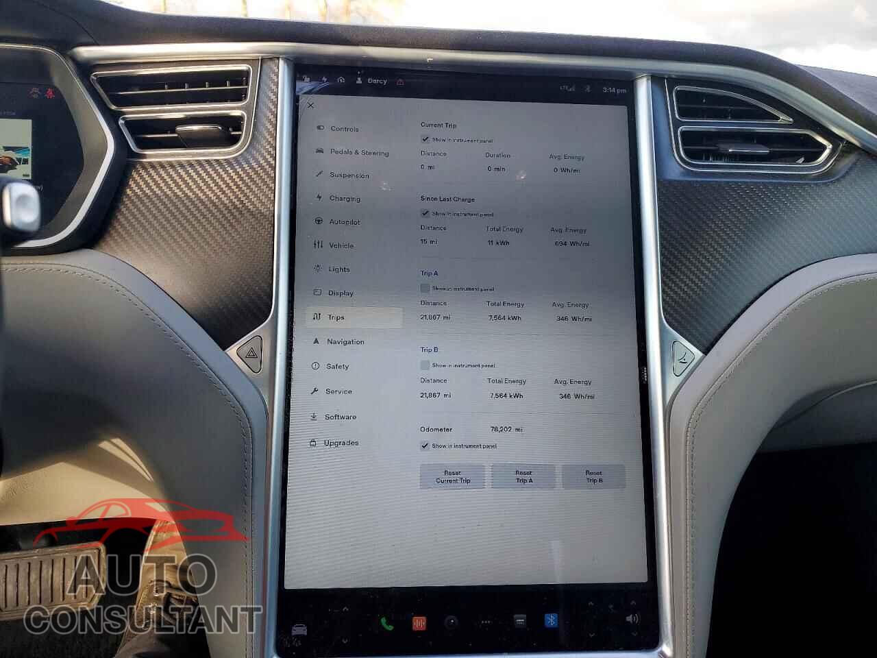 TESLA MODEL S 2016 - 5YJSA1E2XGF143684