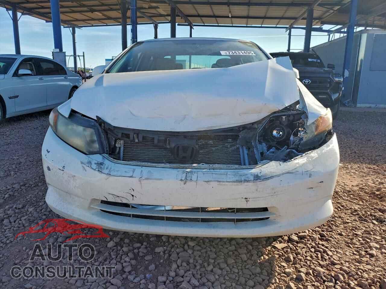 HONDA CIVIC 2012 - 19XFB2F51CE330776