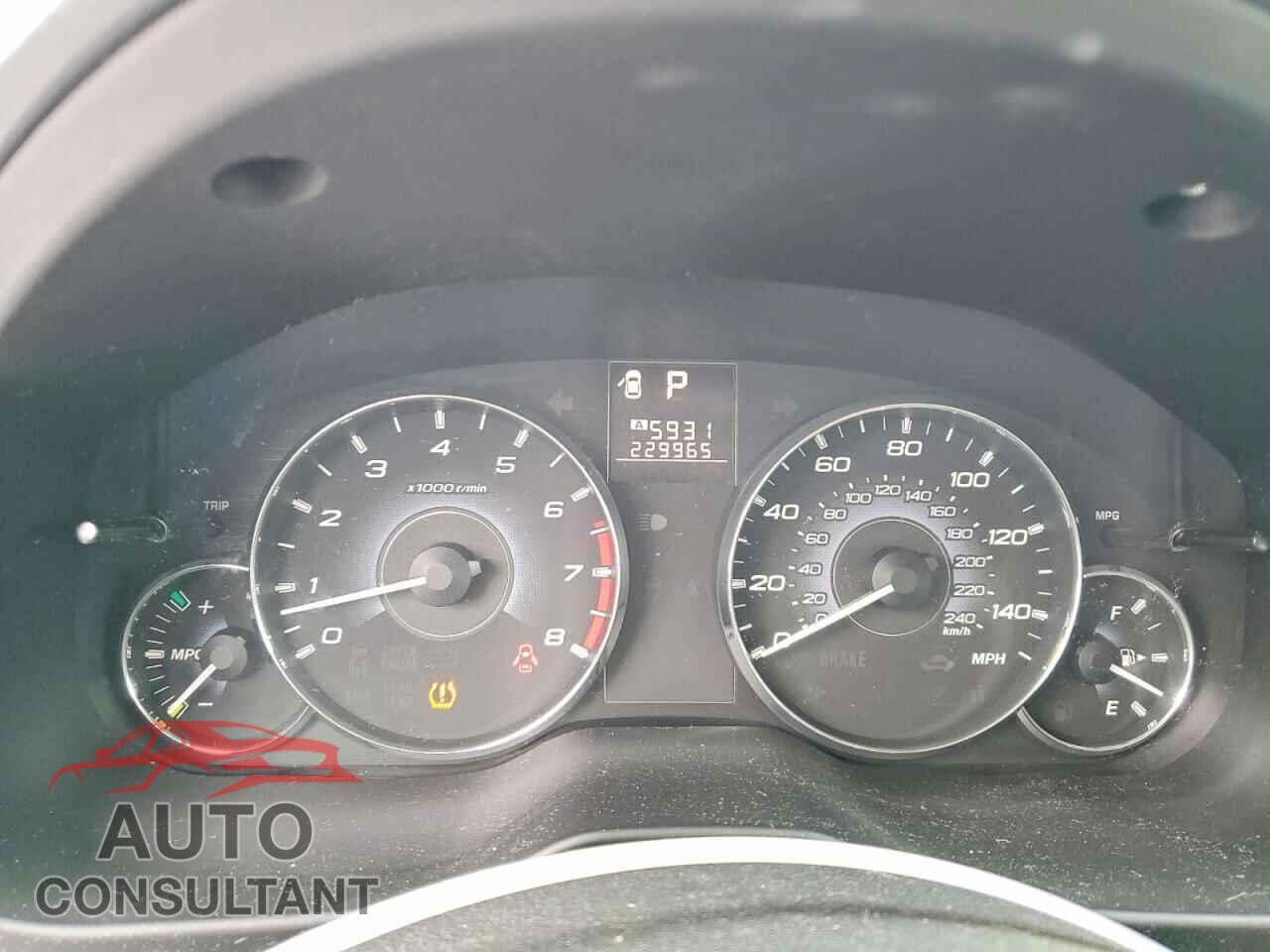 SUBARU LEGACY 2010 - 4S3BMBG62A3247104