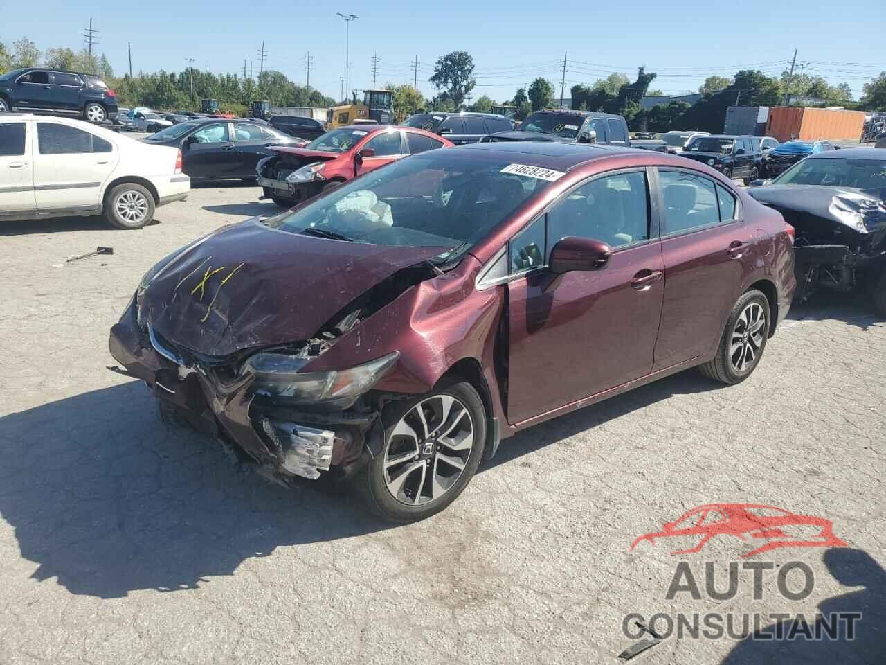 HONDA CIVIC 2015 - 19XFB2F8XFE069551