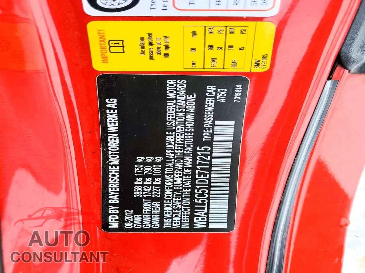 BMW Z4 2013 - WBALL5C51DE717215