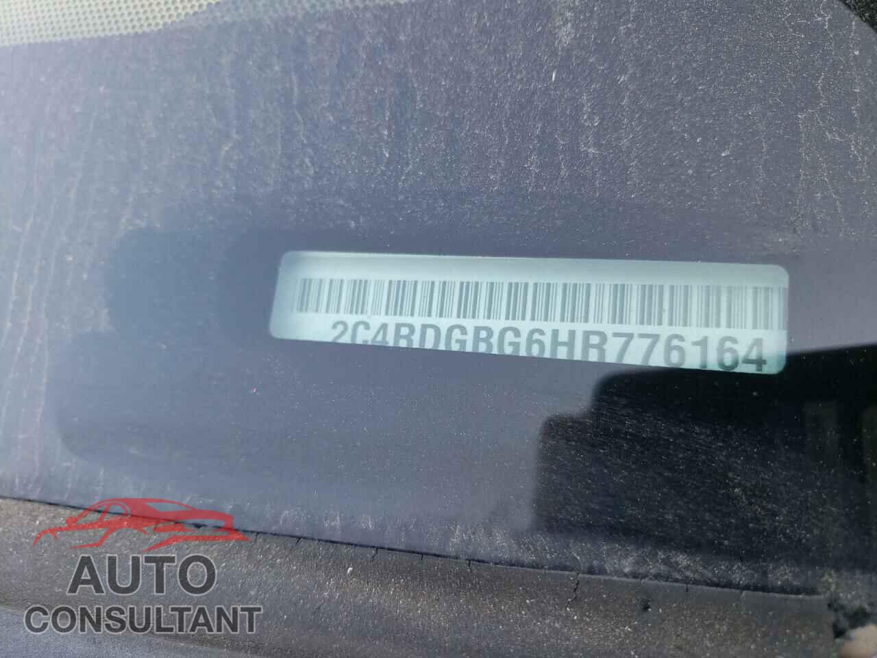 DODGE CARAVAN 2017 - 2C4RDGBG6HR776164