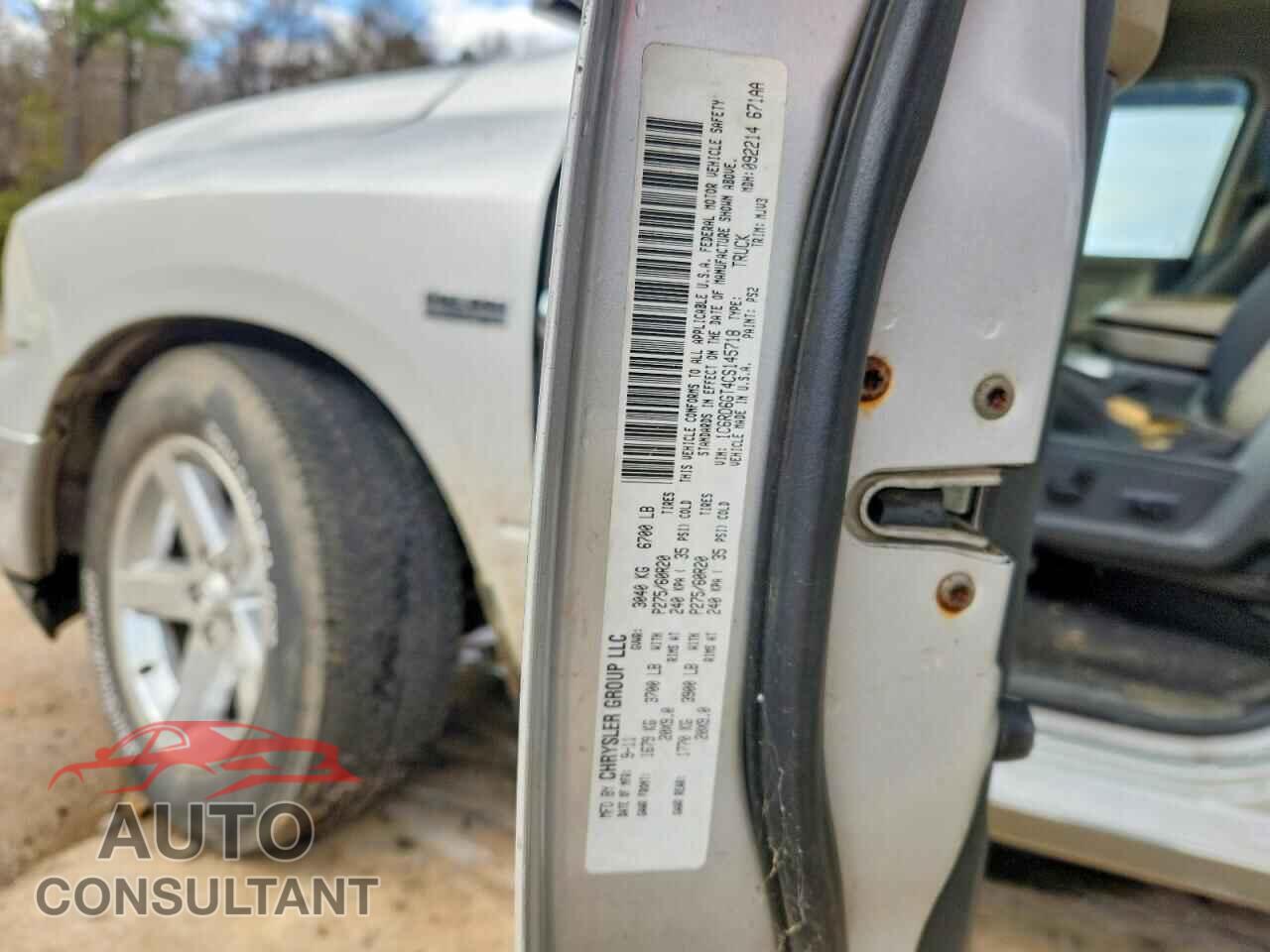 DODGE RAM 1500 2012 - 1C6RD6GT4CS145718