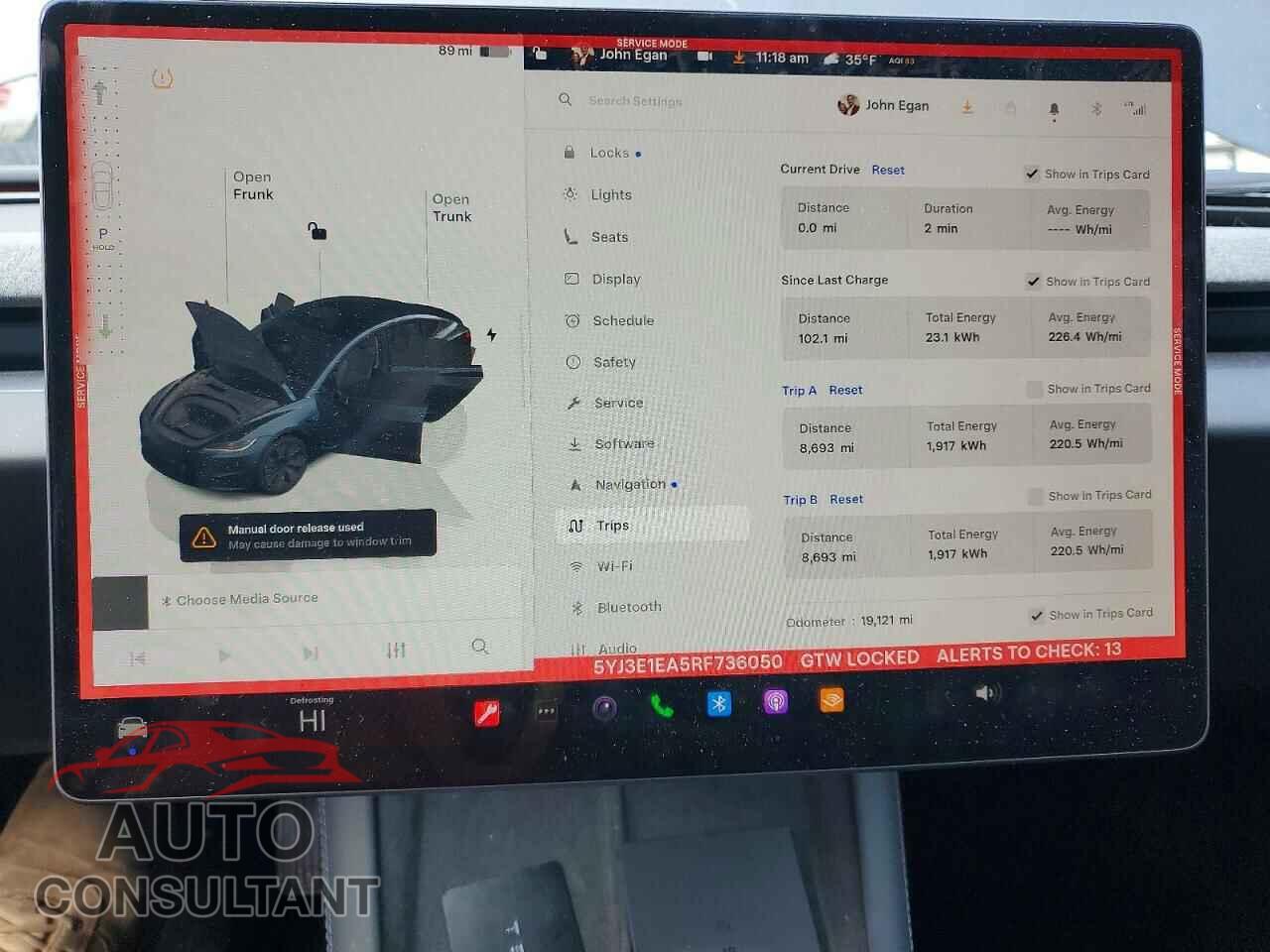 TESLA MODEL 3 2024 - 5YJ3E1EA5RF736050