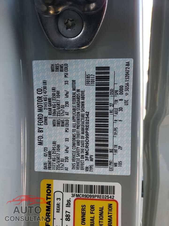 FORD BRONCO 2023 - 3FMCR9D99PRE02542