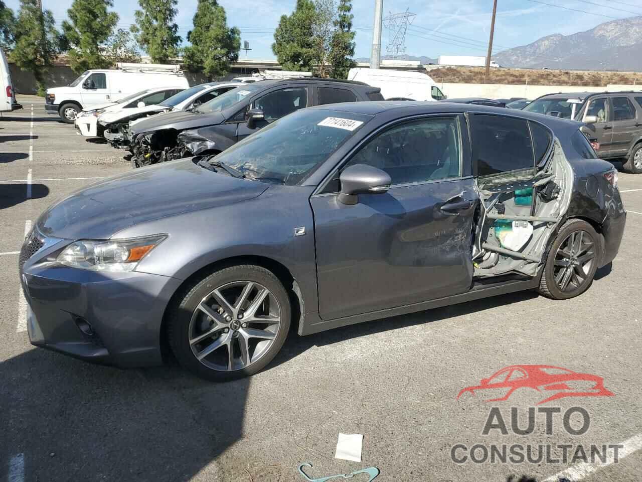 LEXUS CT 200 2017 - JTHKD5BH0H2286184