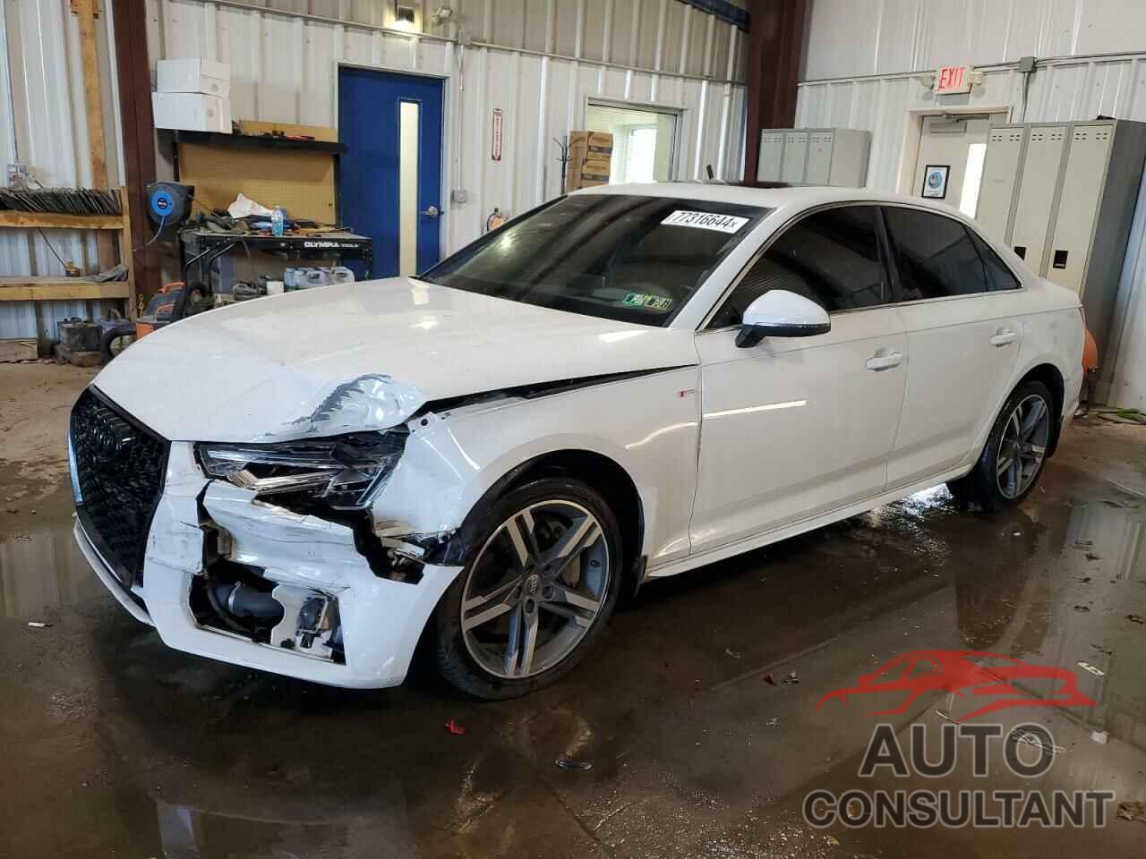 AUDI A4 2017 - WAUFNAF43HN009802