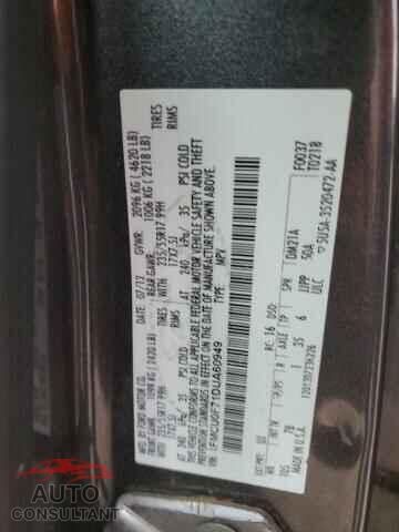 FORD ESCAPE 2013 - 1FMCU0F71DUA60949