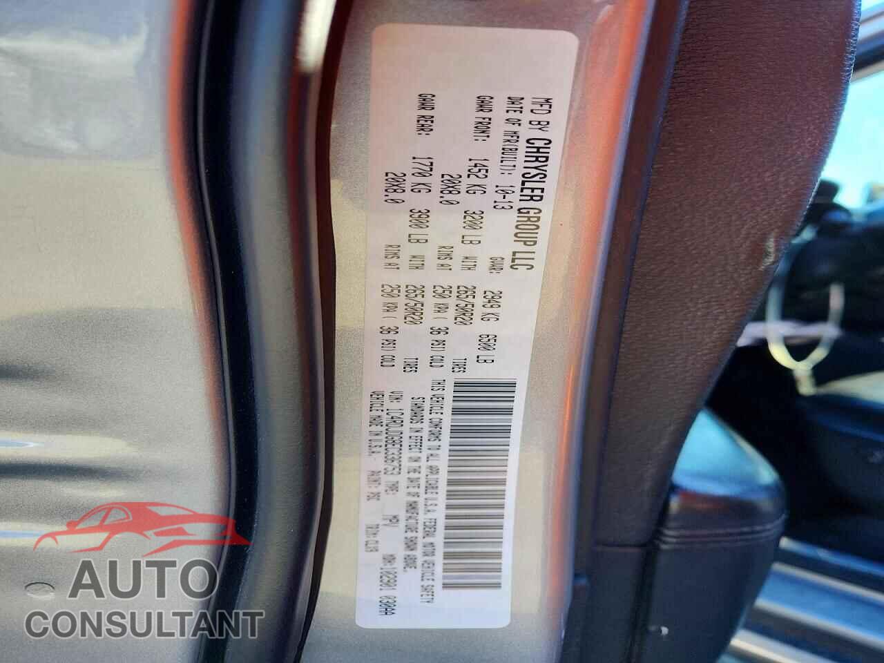 DODGE DURANGO 2014 - 1C4RDJDG8EC336753