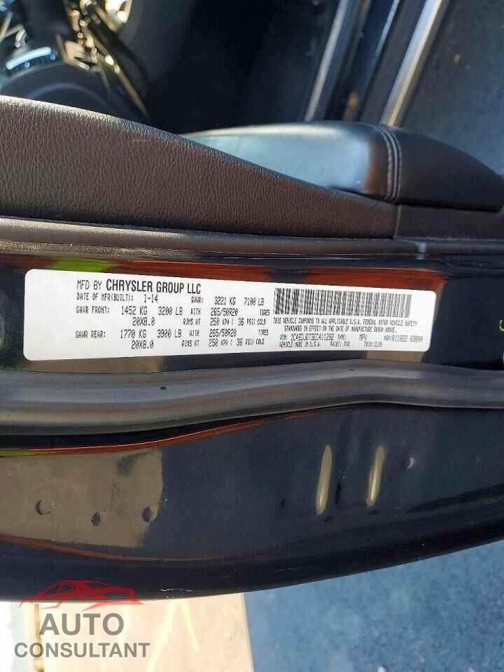DODGE DURANGO 2014 - 1C4SDJDT3EC411292