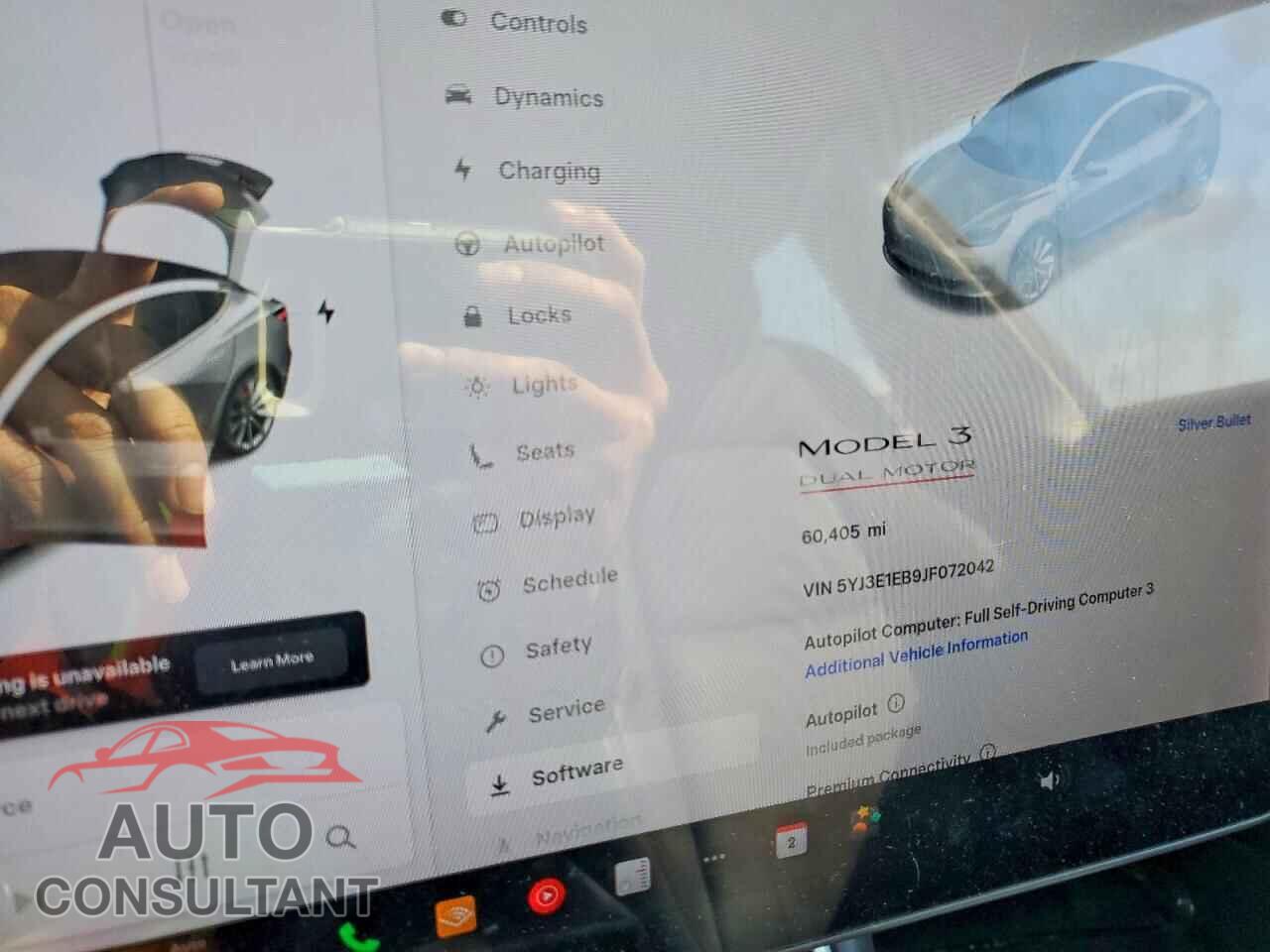 TESLA MODEL 3 2018 - 5YJ3E1EB9JF072042