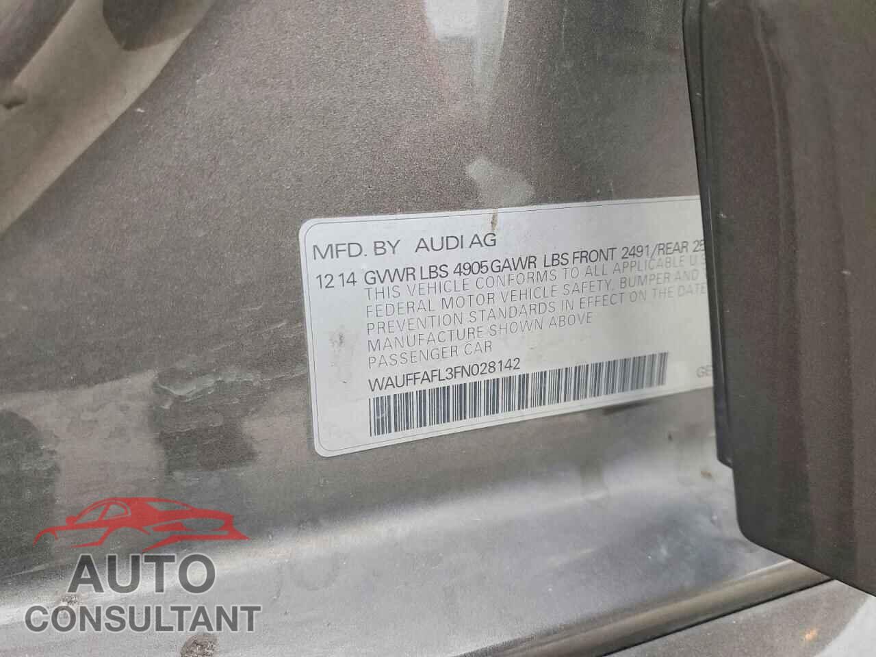 AUDI A4 2015 - WAUFFAFL3FN028142