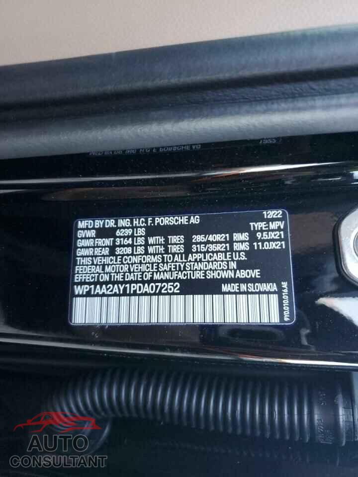 PORSCHE CAYENNE BA 2023 - WP1AA2AY1PDA07252
