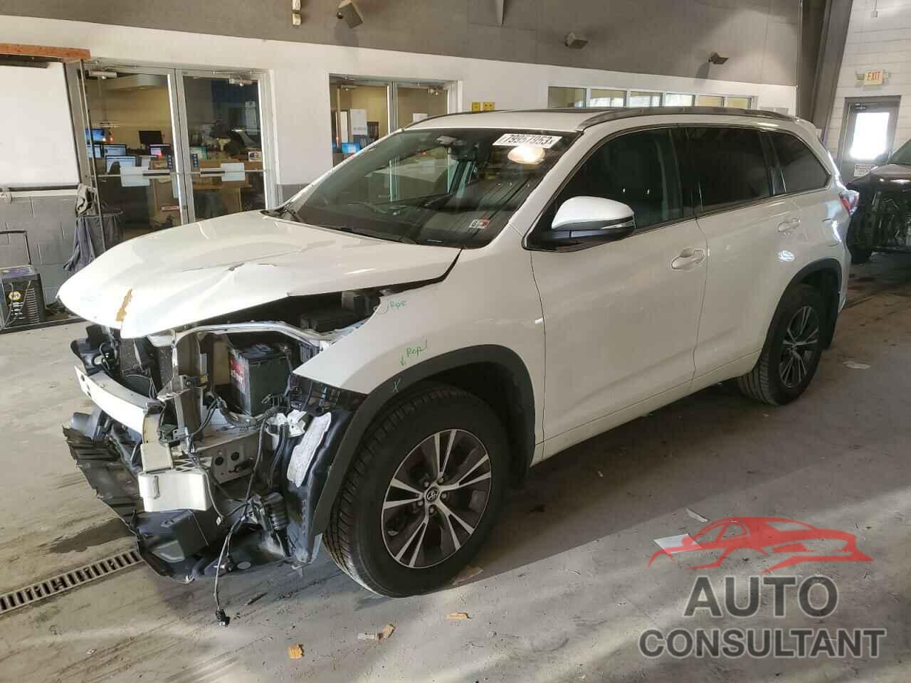 TOYOTA HIGHLANDER 2016 - 5TDJKRFH5GS247912