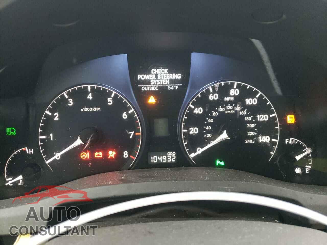 LEXUS RX350 2010 - 2T2BK1BA2AC039089