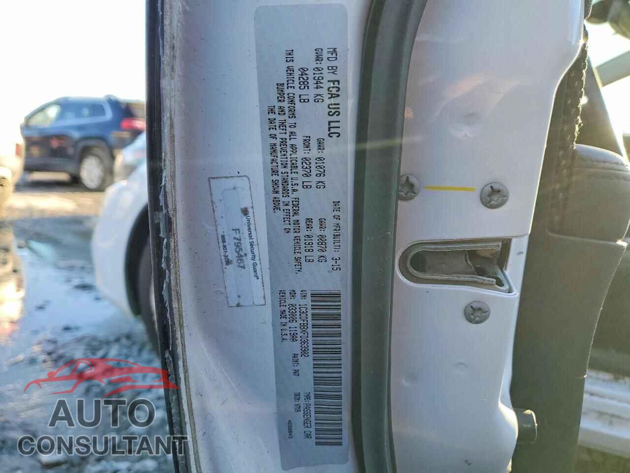 DODGE DART 2015 - 1C3CDFBBXFD363902