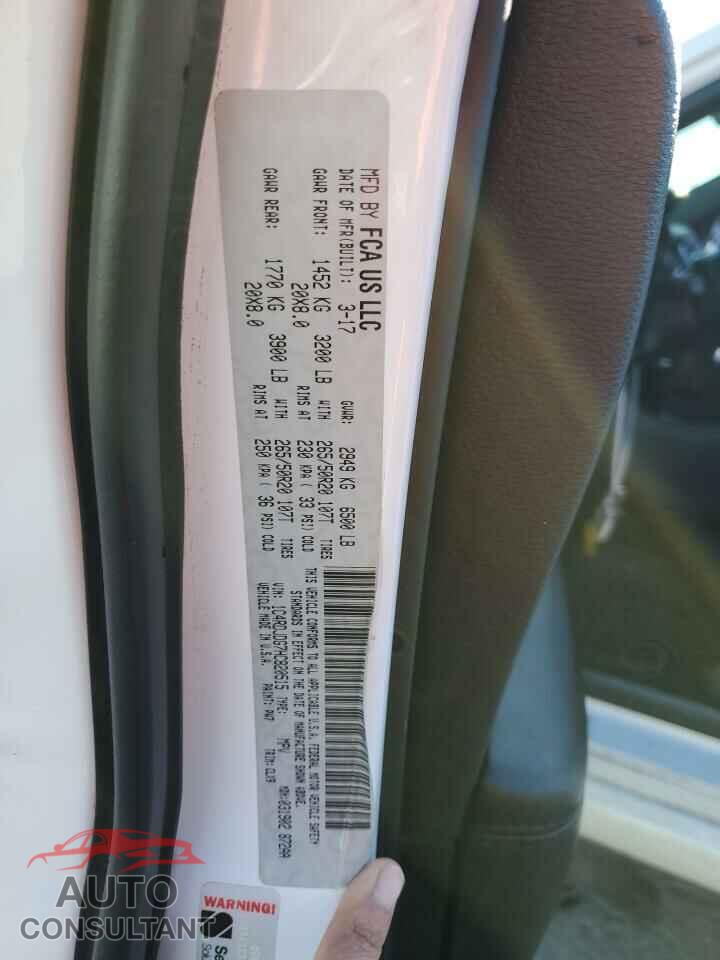 DODGE DURANGO 2017 - 1C4RDJDG7HC820515