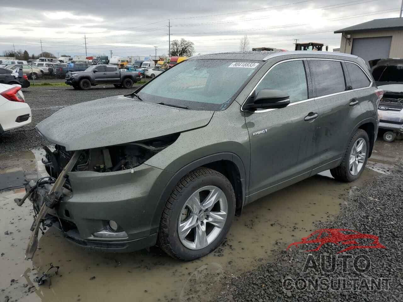 TOYOTA HIGHLANDER 2015 - 5TDDCRFH9FS008162