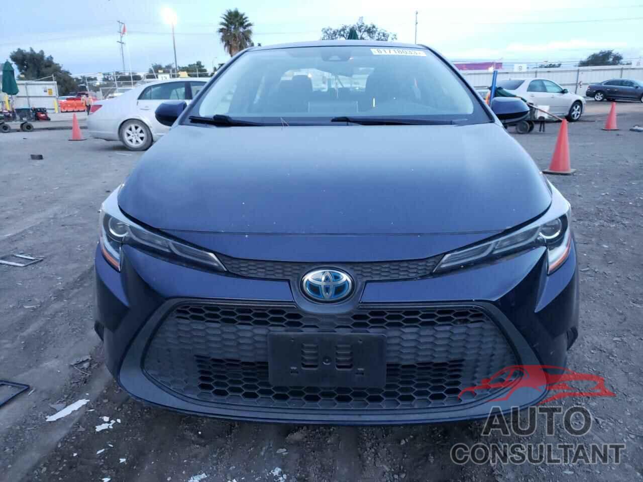 TOYOTA COROLLA 2020 - JTDEBRBEXLJ021501