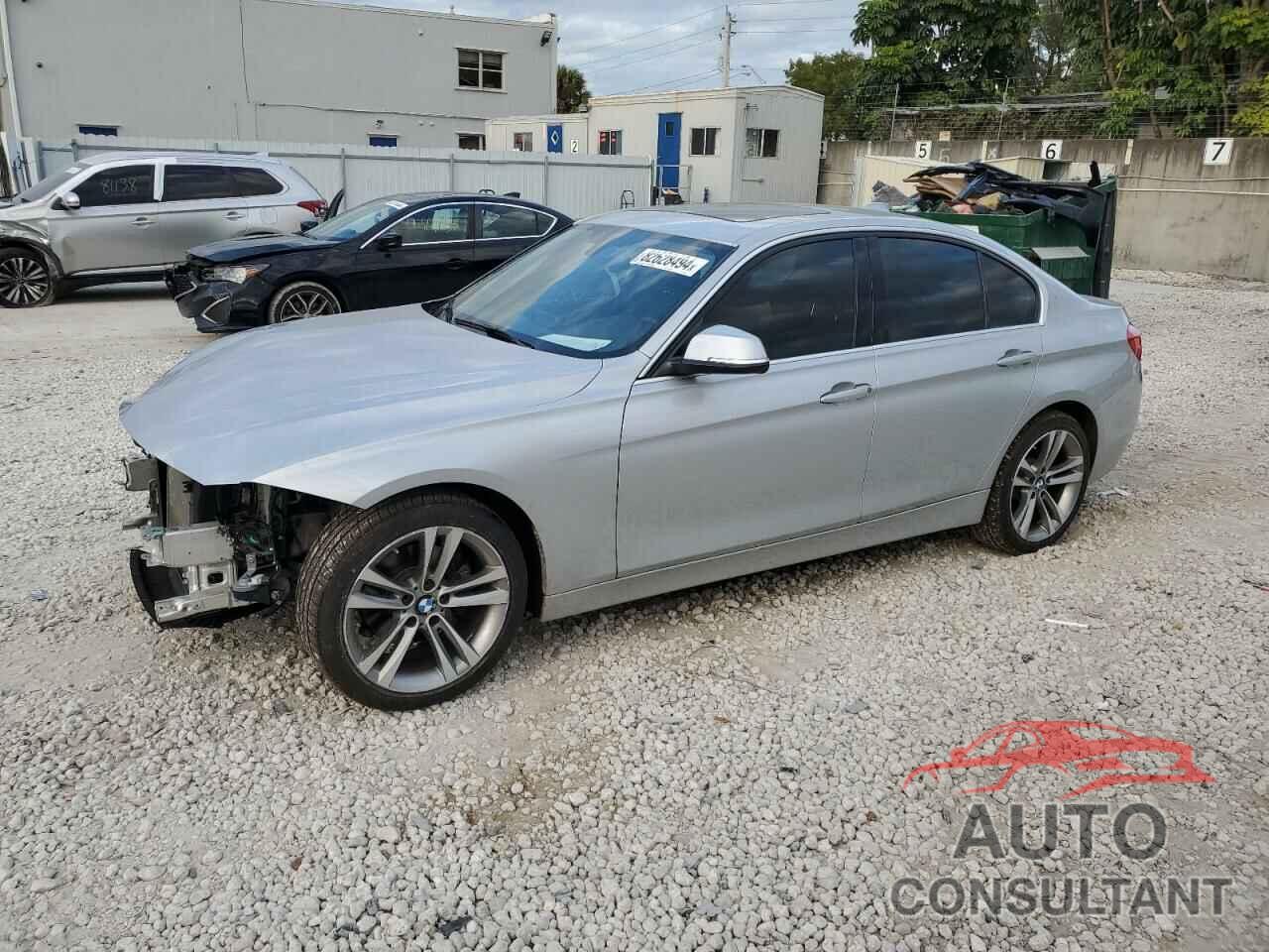 BMW 3 SERIES 2017 - WBA8B9G33HNU53591