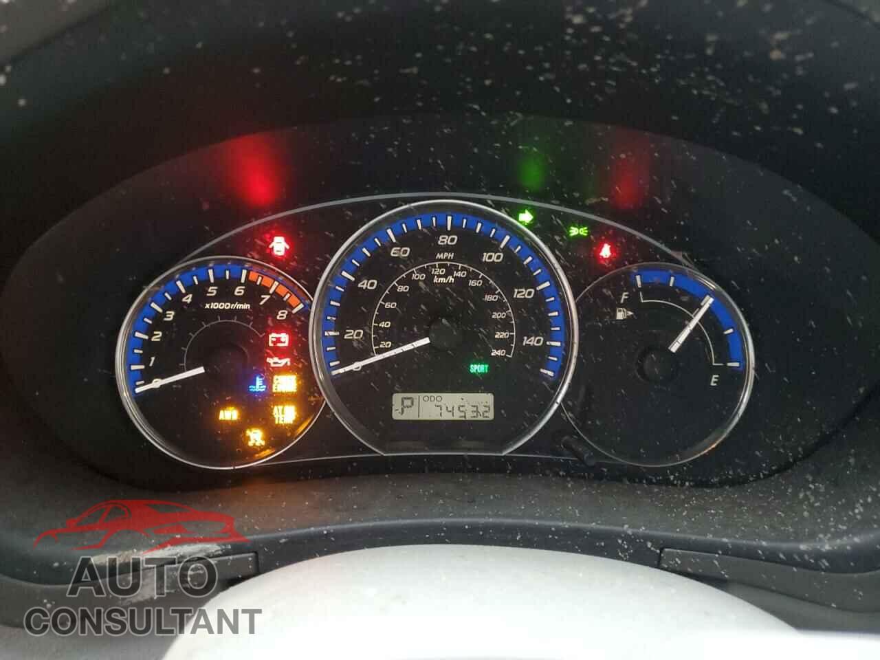 SUBARU FORESTER 2010 - JF2SH6BC6AH768372