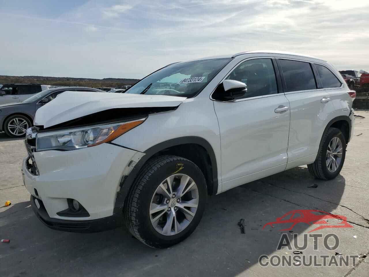 TOYOTA HIGHLANDER 2015 - 5TDKKRFH5FS080003