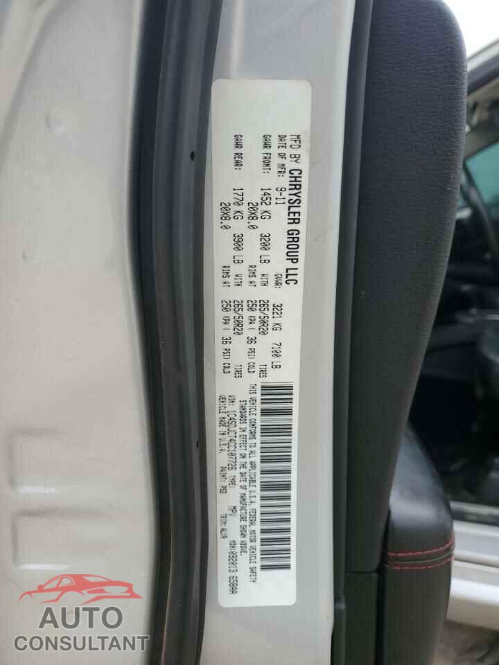 DODGE DURANGO 2012 - 1C4SDJCT4CC107726