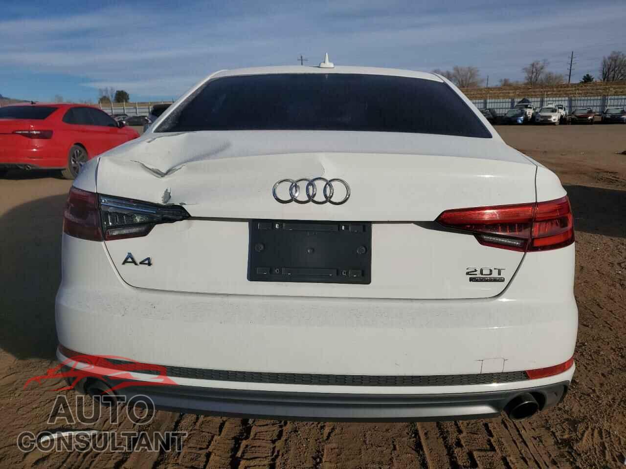 AUDI A4 2017 - WAUDNAF49HN054623