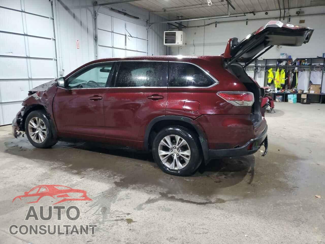 TOYOTA HIGHLANDER 2015 - 5TDBKRFH7FS109095