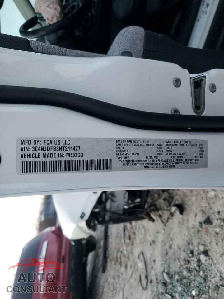 JEEP COMPASS 2022 - 3C4NJDFB8NT211427