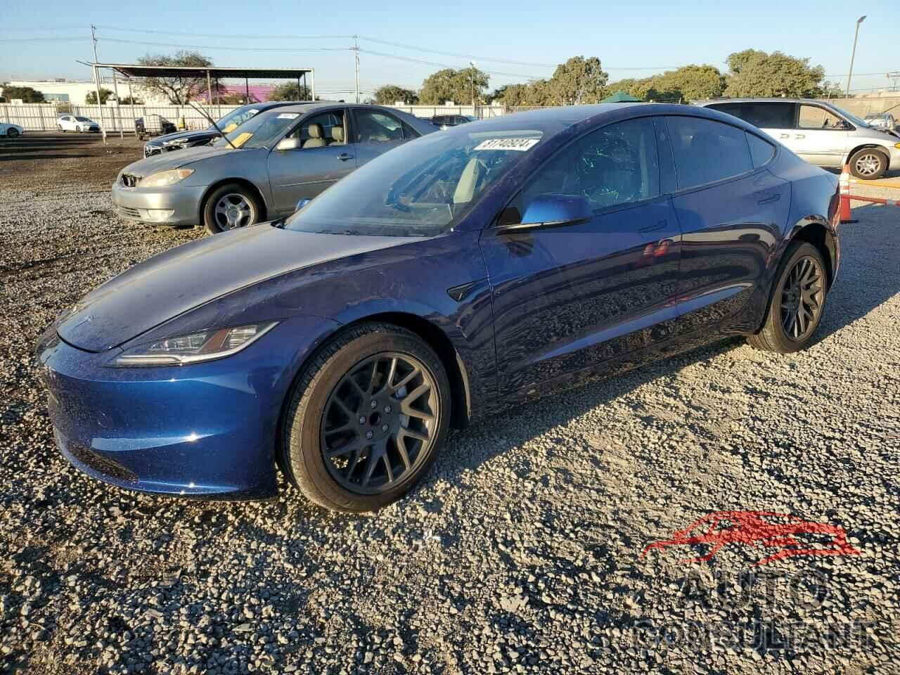 TESLA MODEL 3 2024 - 5YJ3E1EA8RF844758