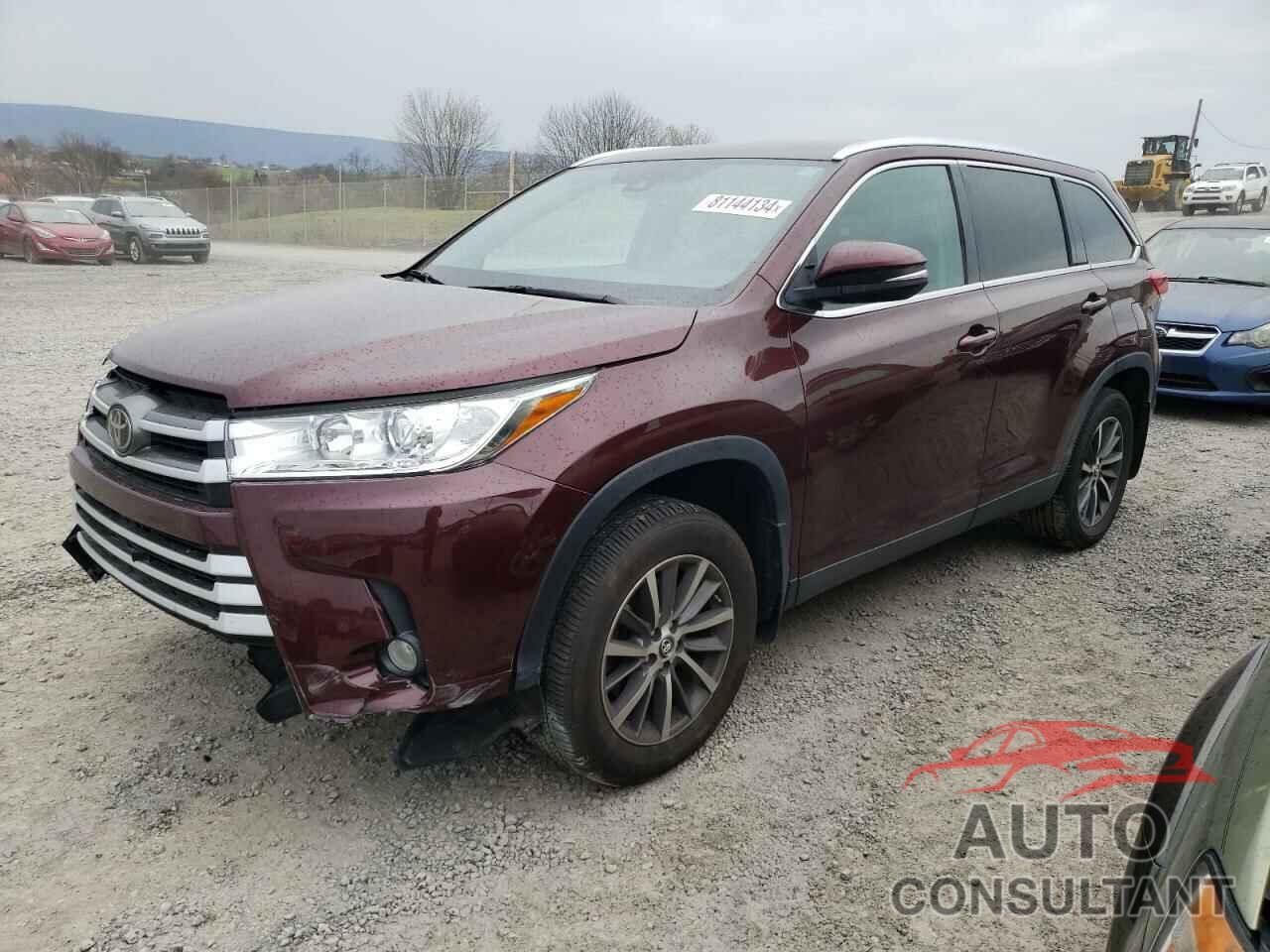 TOYOTA HIGHLANDER 2019 - 5TDJZRFH9KS984177