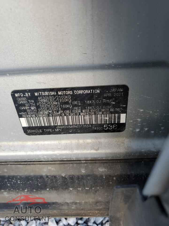 MITSUBISHI ECLIPSE 2022 - JA4ASVAA6NZ013559