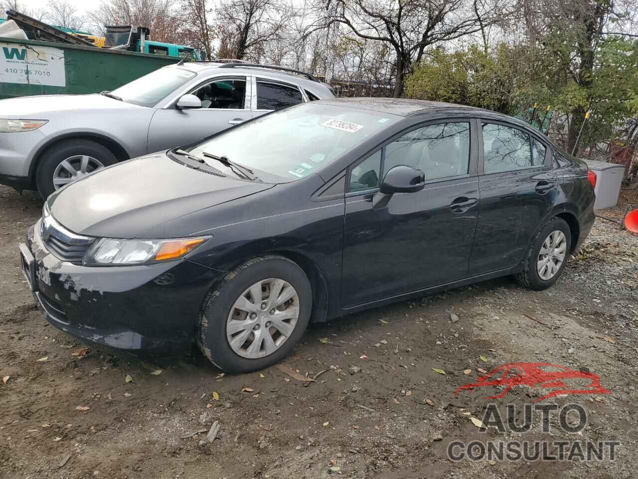 HONDA CIVIC 2012 - 19XFB2F58CE316230