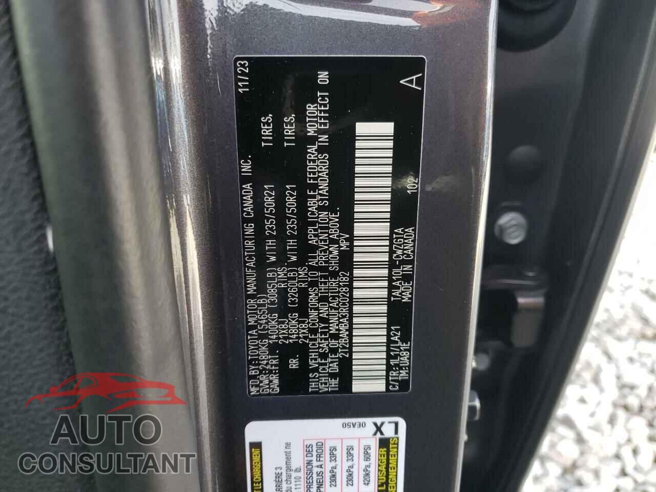 LEXUS RX350 2024 - 2T2BAMBA3RC028182