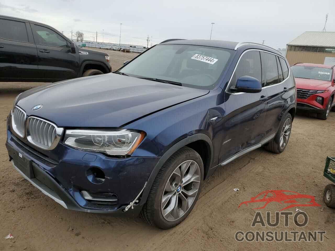 BMW X3 2017 - 5UXWX7C30H0W39476