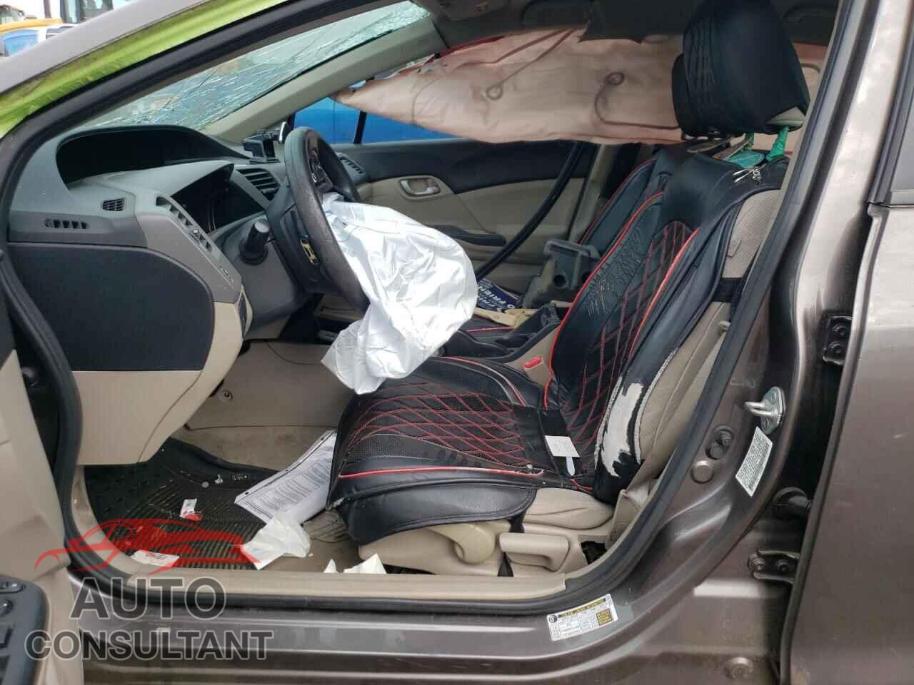 HONDA CIVIC 2012 - 19XFB2F59CE323638