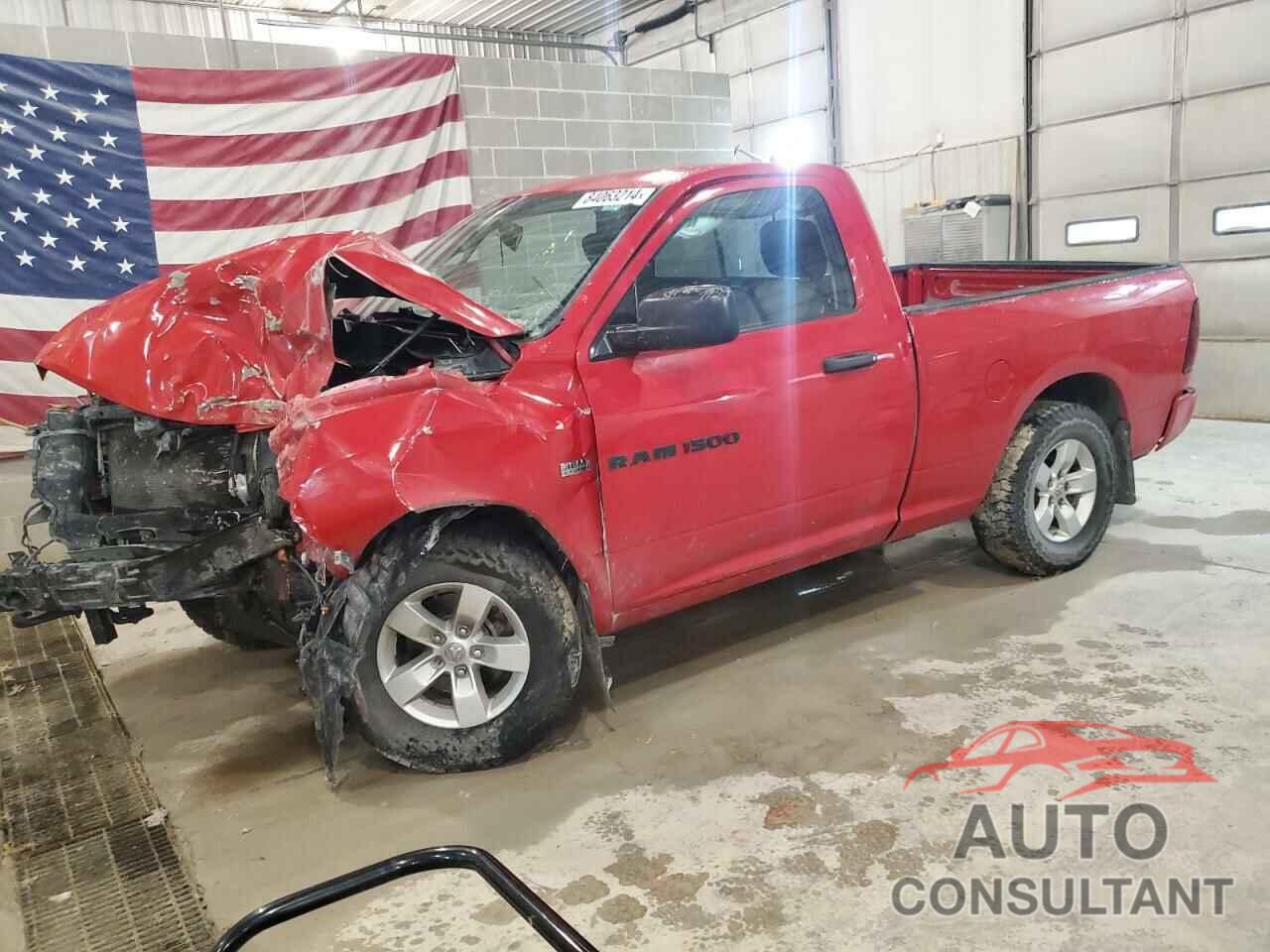 DODGE RAM 1500 2012 - 3C6JD7AT9CG273231