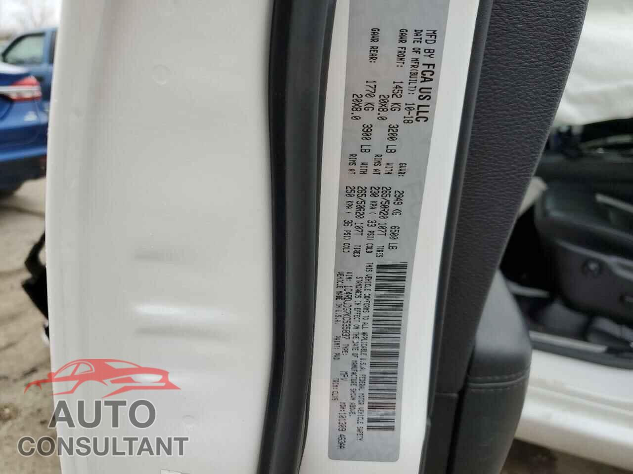 DODGE DURANGO 2019 - 1C4RDJDG7KC535837