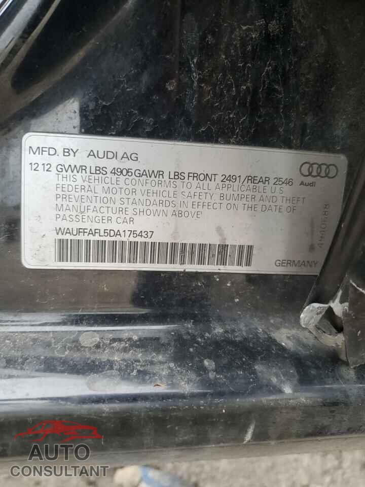 AUDI A4 2013 - WAUFFAFL5DA175437