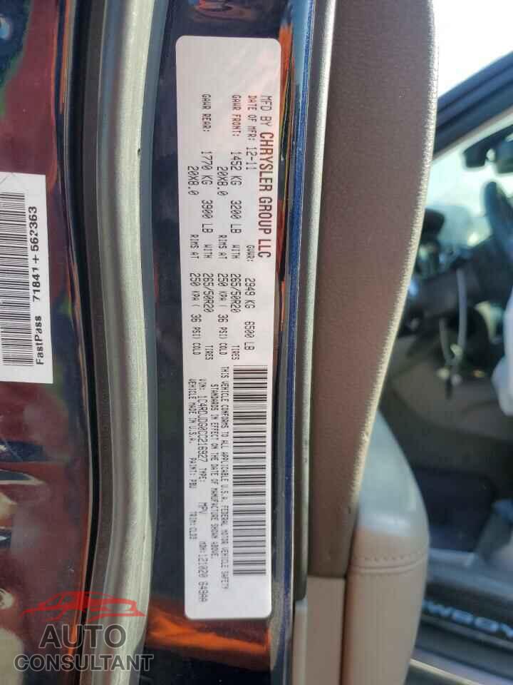 DODGE DURANGO 2012 - 1C4RDJDG0CC216927