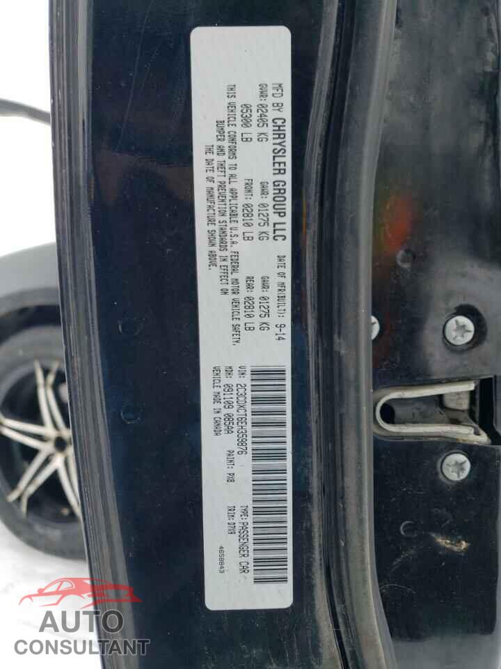 DODGE CHARGER 2014 - 2C3CDXCT6EH359876