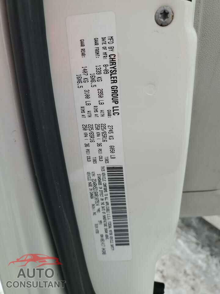 DODGE CARAVAN 2010 - 2D4RN5D16AR107914