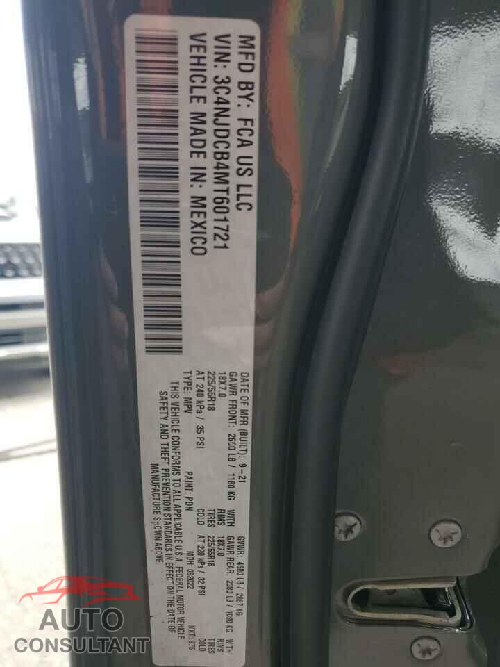 JEEP COMPASS 2021 - 3C4NJDCB4MT601721