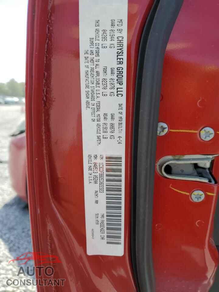DODGE DART 2014 - 1C3CDFBB2ED822323