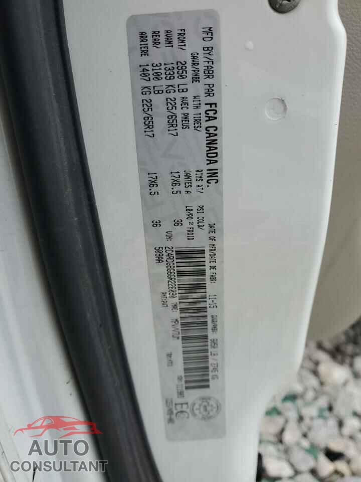 DODGE CARAVAN 2016 - 2C4RDGBG6GR226090