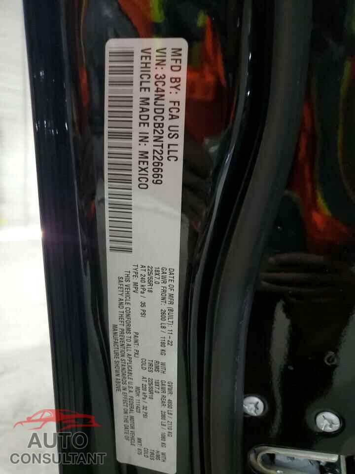 JEEP COMPASS 2022 - 3C4NJDCB2NT226669