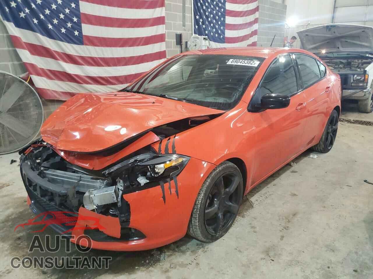 DODGE DART 2015 - 1C3CDFBB2FD276527