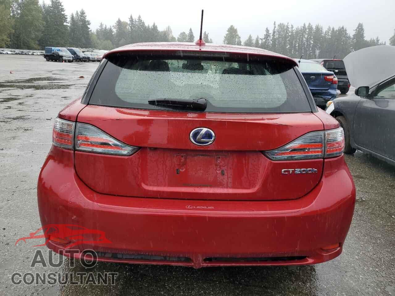 LEXUS CT 200 2011 - JTHKD5BH6B2027366
